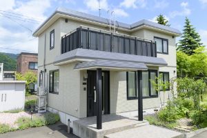 完成した家の外観