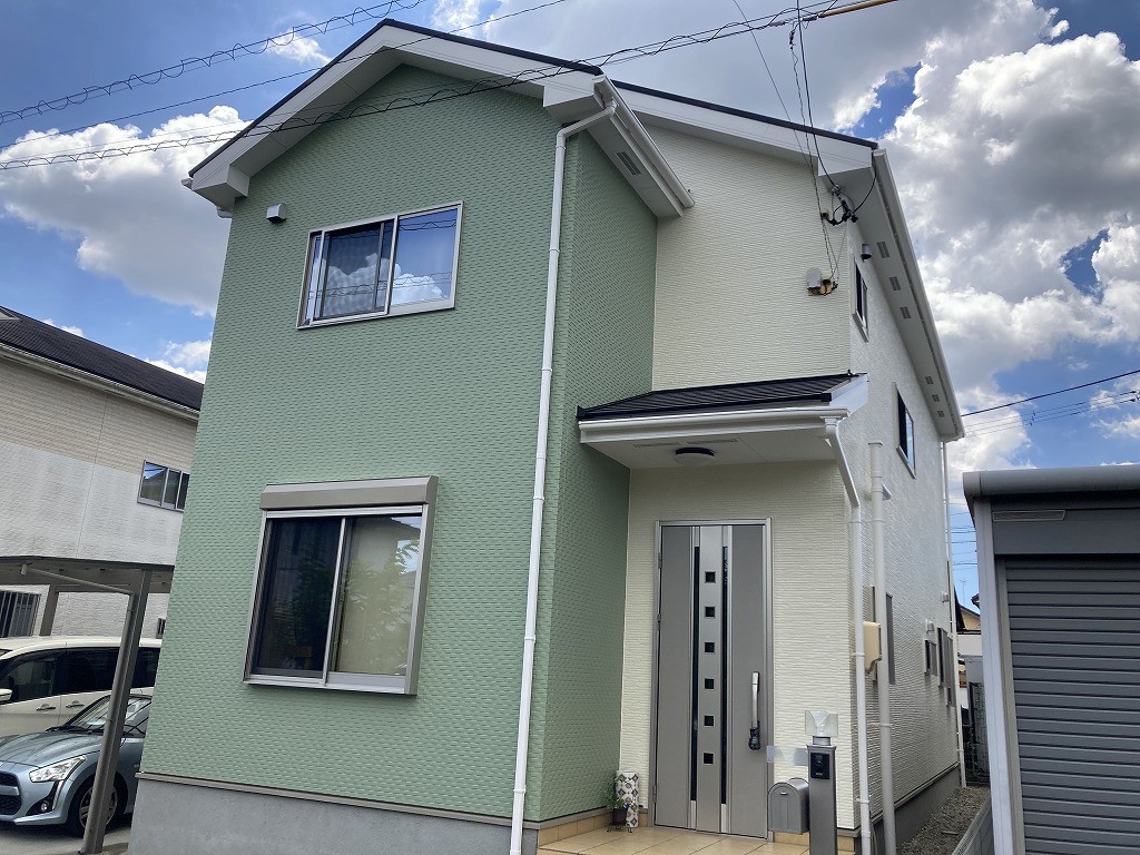 【各務原市　N様邸】　外壁塗装-アステックフッ素REVO1000IR-　屋根塗装-スーパーシャネツサーモF-　ベランダ防水